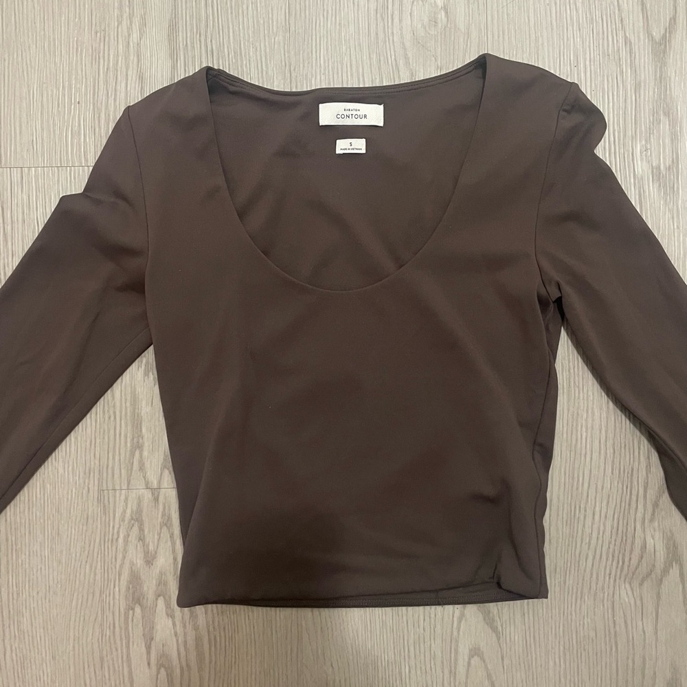 Aritzia Women's Brown Top